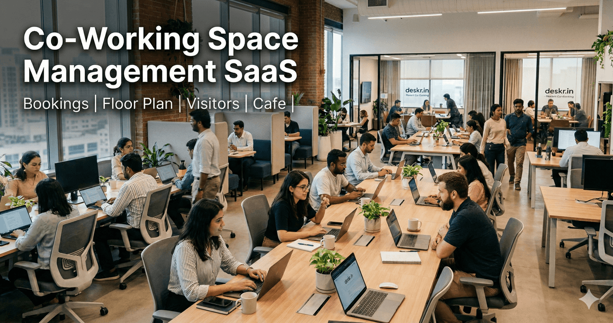 About Deskr — Built by Roftr for Coworki...